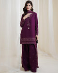 Gulraiz 3 piece embroidered suit