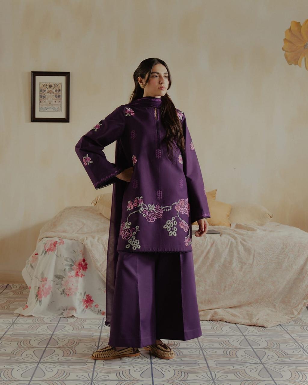 Naqsh 3 piece fully embroidered suit