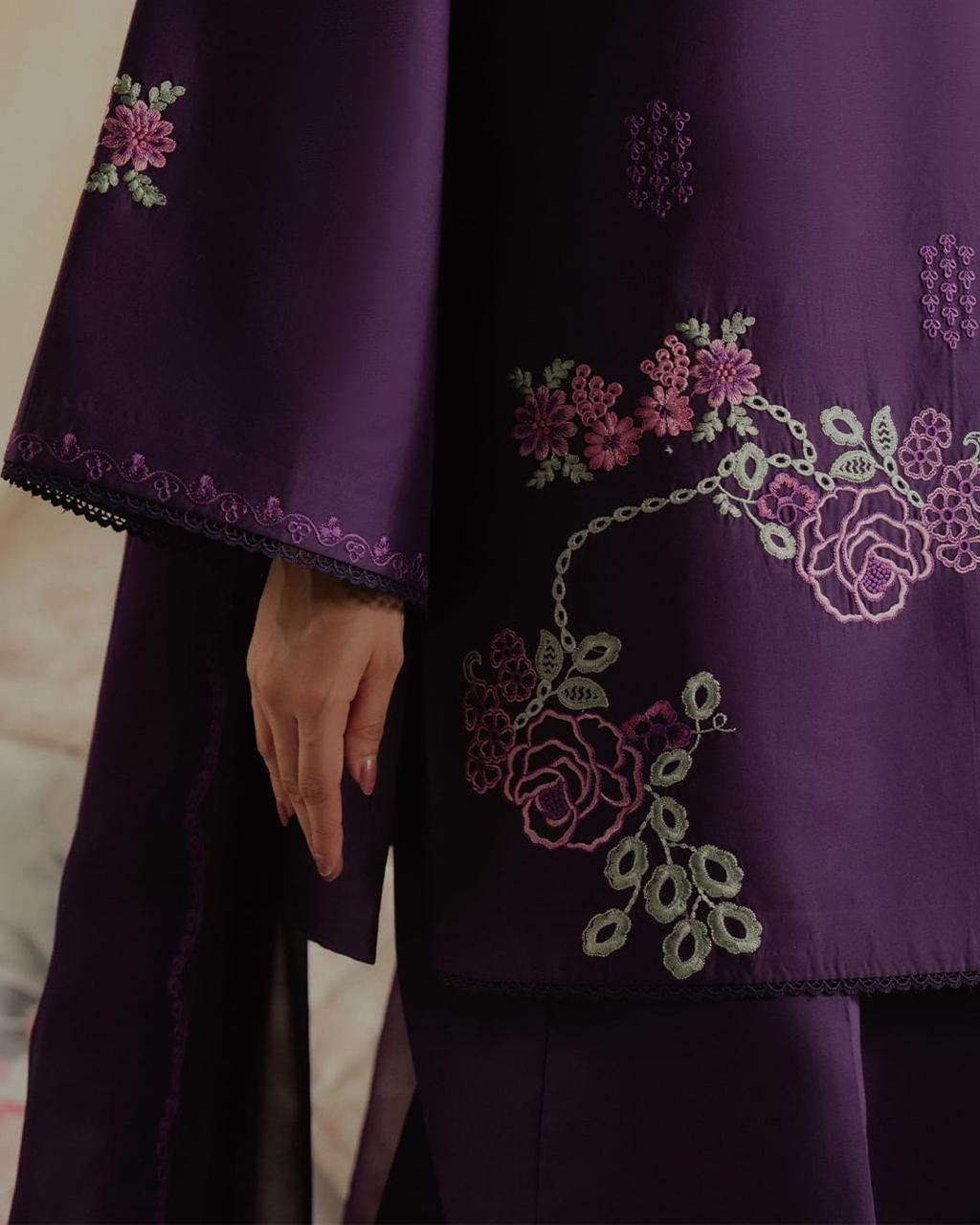 Naqsh intricately embroidered short shirt