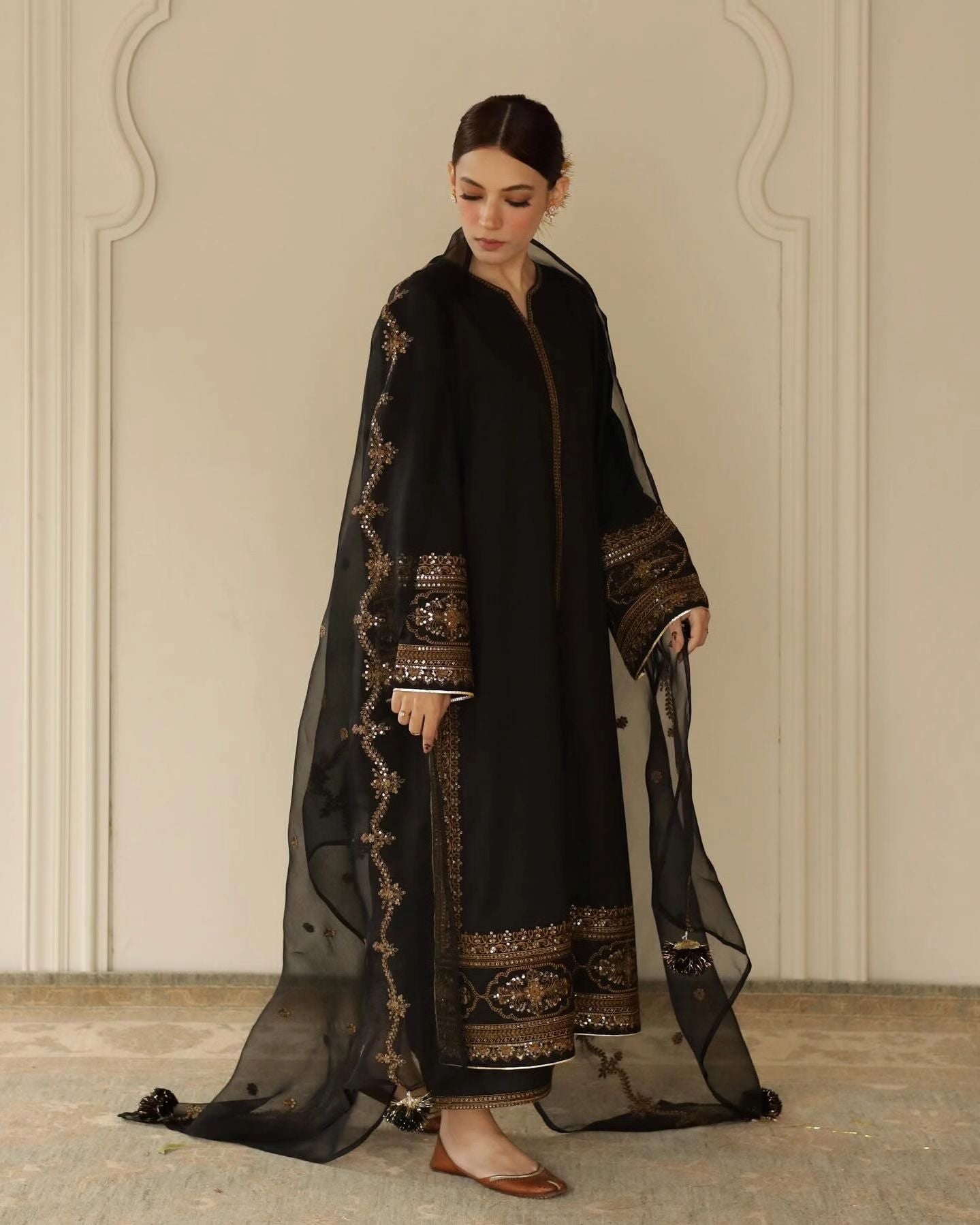 midi dresses Black Gold – ZALOQUE