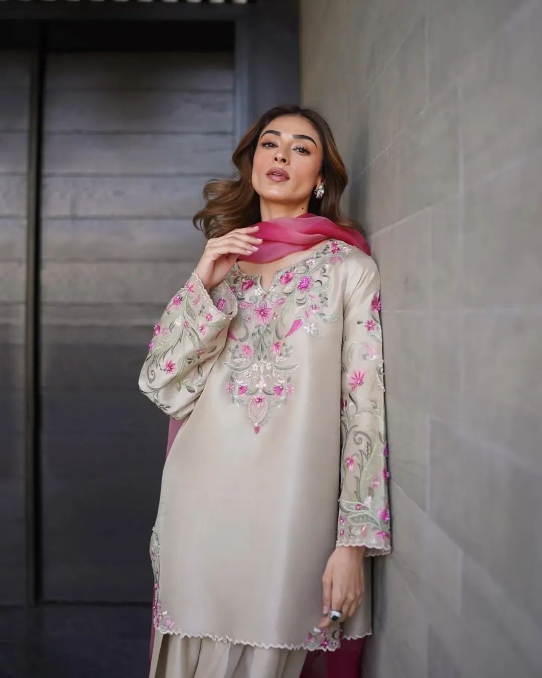 Vanya embroidered sleeves with intricate detailing