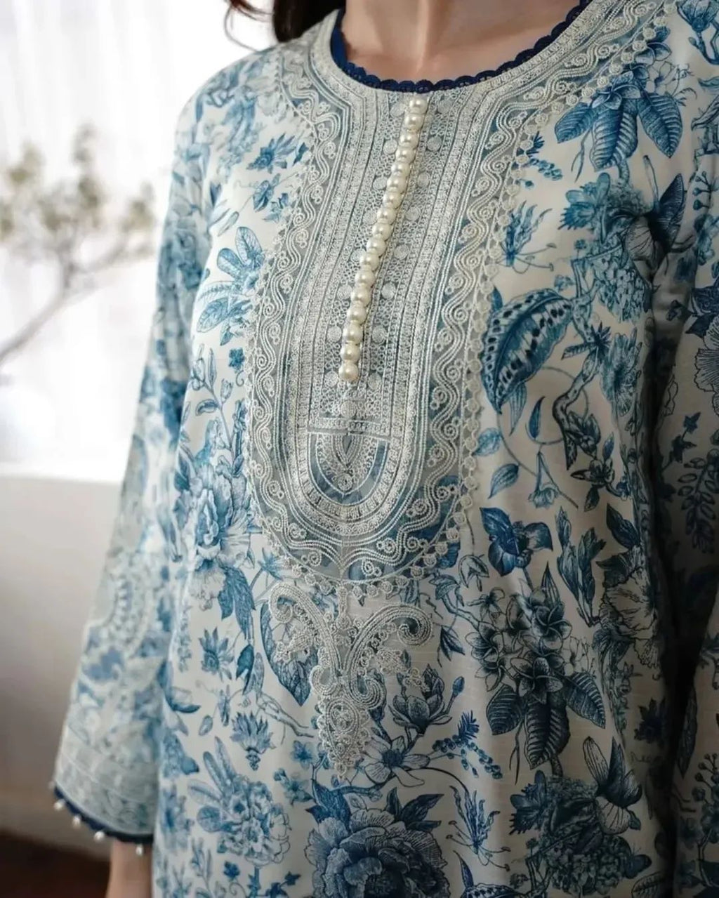 Zareen Printed premium lawn 3 piece outfit