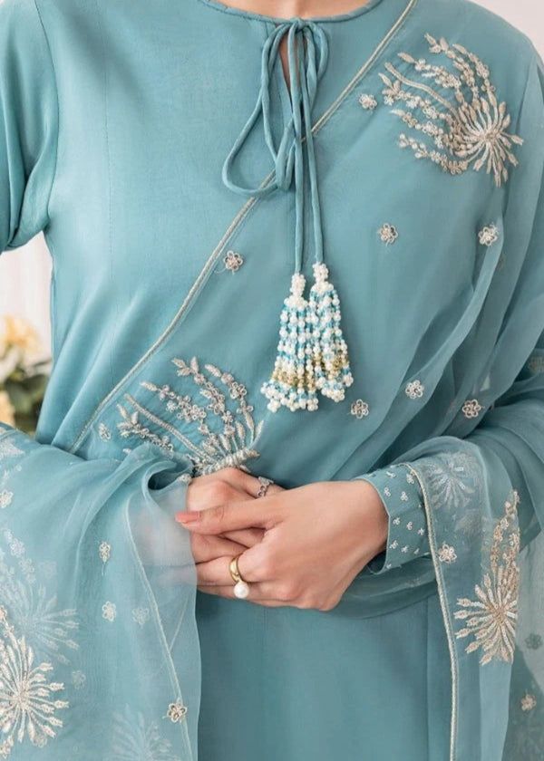 Zyrah short shirt with delicate sequin embellishment